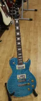 Aria Pro 2 PE - F80 Blue Birds Eye Maple Les Paul Style Electric Guitar 05 - Click to enlarge