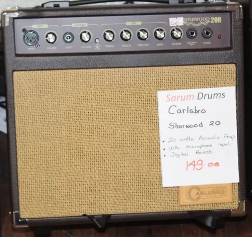 Carlsbro Sherwood 20 Acoustic Guitar Amplifier Mic Input Reverb