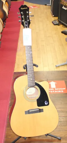 Epiphone AJ100 CE/N Acoustic Guitar Solid Spruce Top 04