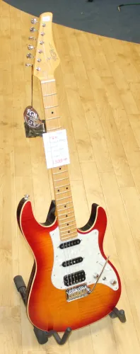 FGN Fujigen J Standard Odyssey Fireburst MIJ Electric Guitar Sarum Guitars & Drums 04