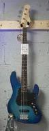 FGN Fujigen Mighty Jazz Bass Guitar MIJ Electric Bass Guitar Blue Sarum Guitars