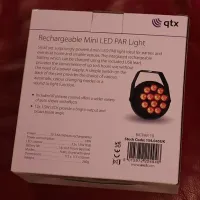 QTX Rechargeable Mini PAR Light Guitar & Drums Lighting Effects 01 - Click to enlarge