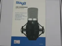 Stagg Condenser Microphone USB Inc Shock Mount & Pop Filter in stock now at Sarum Guitars & Drums music shop, Salisbury 01 - Cliquer pour agrandir
