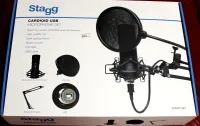 Stagg USB Microphone Set Cardioid Vocals Podcasts Instruments Mic 03 - Click to enlarge