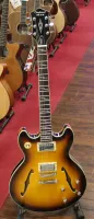 Tanglewood NorthStar TCH59HB Hollow Body Electric Guitar Honey Burst 04