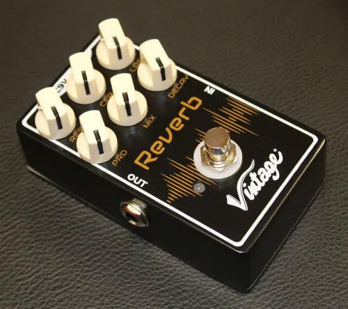 Vintage VFX12 Reverb Pedal Guitar Effects Pedal Sarum Guitars & Drums 05