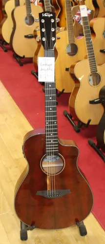 Vintage Electro Acoustic Guitar Sarum Guitars & Drums 06