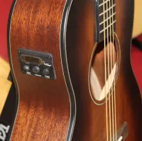 Vintage Parlour Electro Acoustic Guitar Natural Finish In Stock Sarum Guitars & Drums Salisbury Wiltshire 03 - Click to enlarge