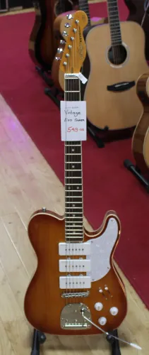 Vintage Revo Super Electric Guitar Sarum Guitars & Drums Salisbury Wiltshire 04