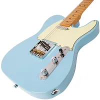 Vintage V75 Reissued Electric Guitar - Laguna Blue 04 - Zum Vergrößern anklicken