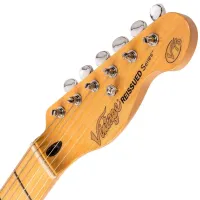 Vintage V75 Reissued Electric Guitar - Laguna Blue 01 - Zum Vergrößern anklicken