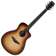 Vintage VEC300NS Pacific Coast Series Brown Acoustic Guitar 02