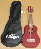 Vintage VUS5RD Soprano Ukulele Inc Gig Bag Sarum Guitars 04